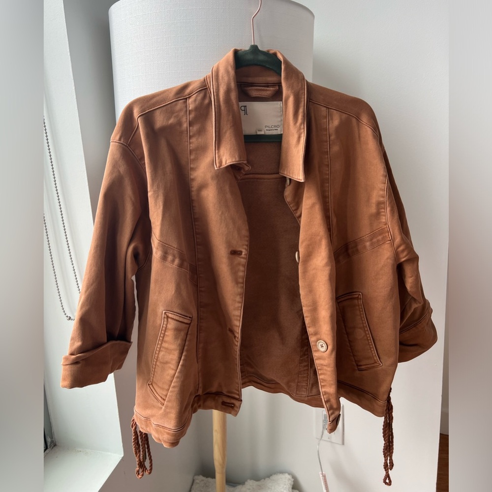 Anthropologie Pilco Bomber Utility Jacket size women’s small.